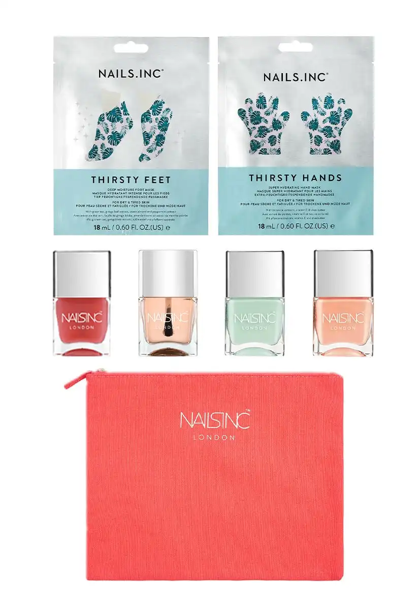 Nails Inc：新品上线！精选美甲套装$35