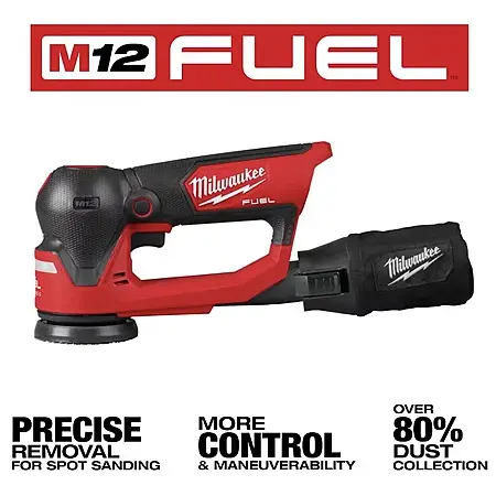 Milwaukee M12 FUEL 3英寸砂磨机