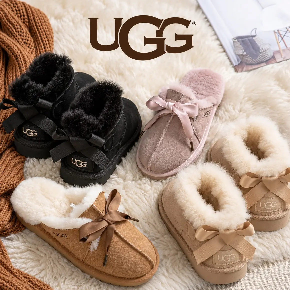 Rue La La：UGG 秋冬提前购！林允同款 Tasman II 麂皮拖鞋$93