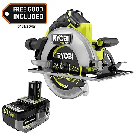 RYOBI ONE+ HP 18V无刷圆锯特惠