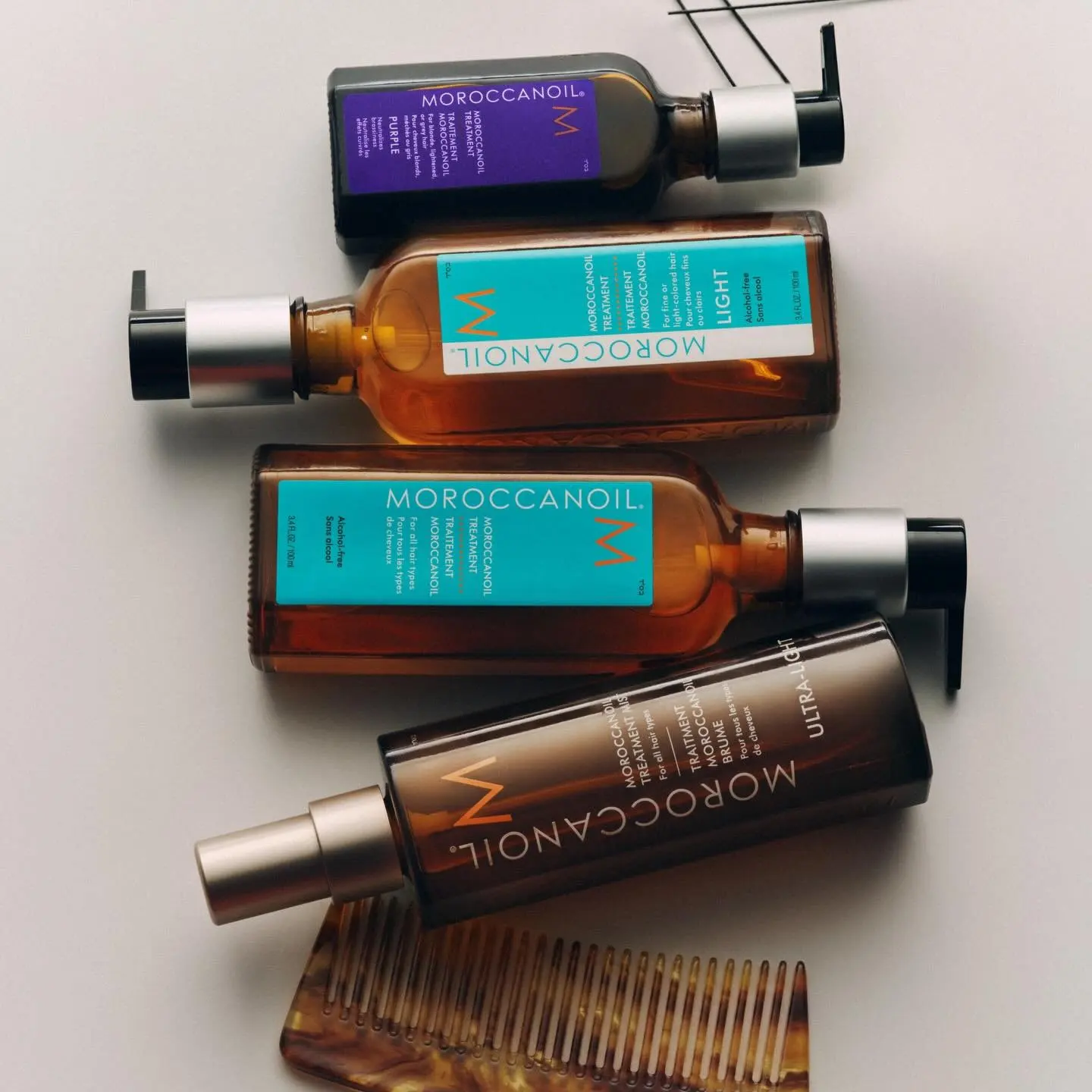 Moroccanoil：洗发护发热卖！发油+喷雾套装$49
