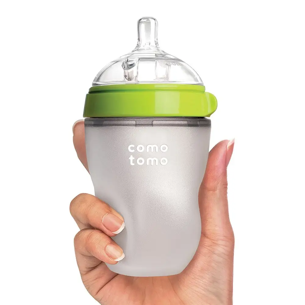 Comotomo 可么多么奶瓶 250ml 绿色