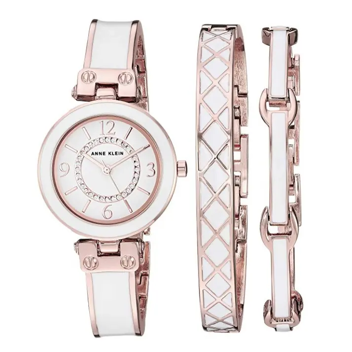 Anne Klein AK/3296 女士时尚手表手镯套装