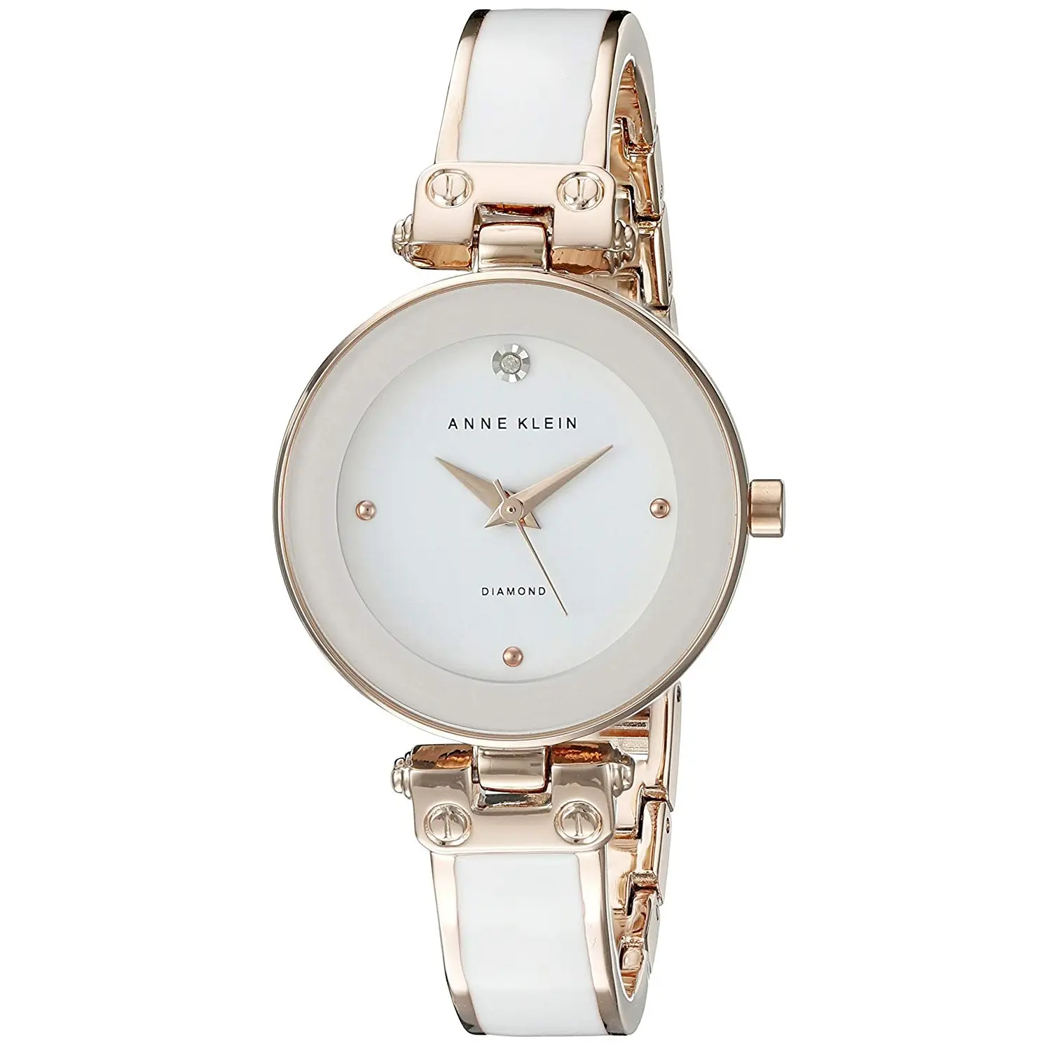 降价！Anne Klein AK/1980WTRG 女士镶钻时装腕表