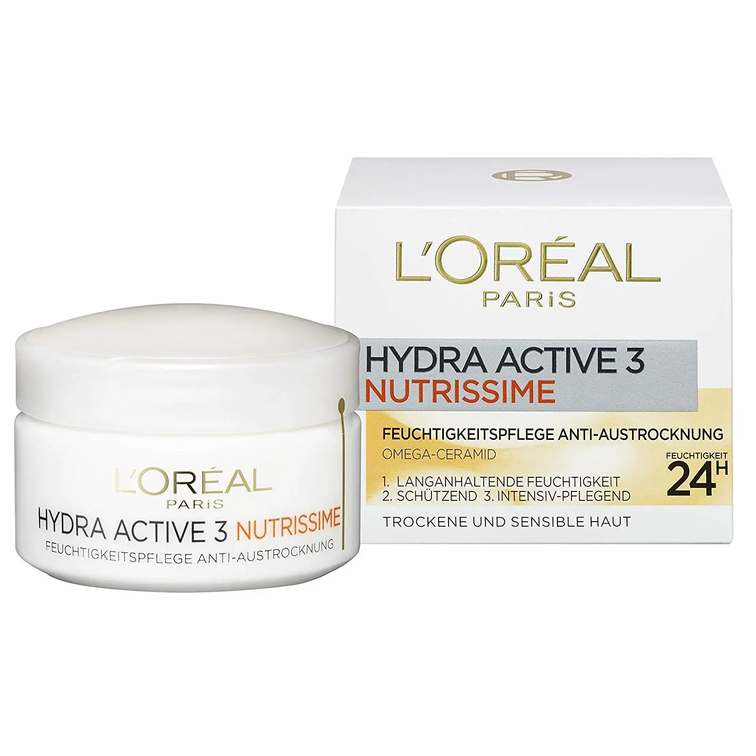 新客首单高返6%！L'Oreal Paris 欧莱雅 24小时高效补水保湿日霜 50ml