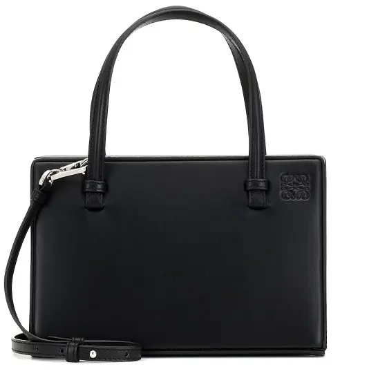 LOEWE Postal 皮革小号手提包