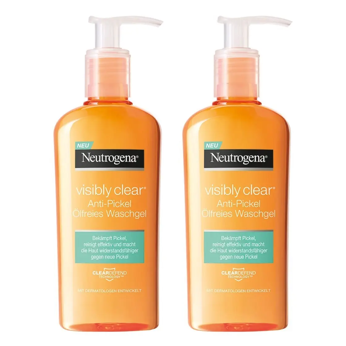 Neutrogena 露得清 控油保湿水杨酸洁面乳 200ml*2瓶