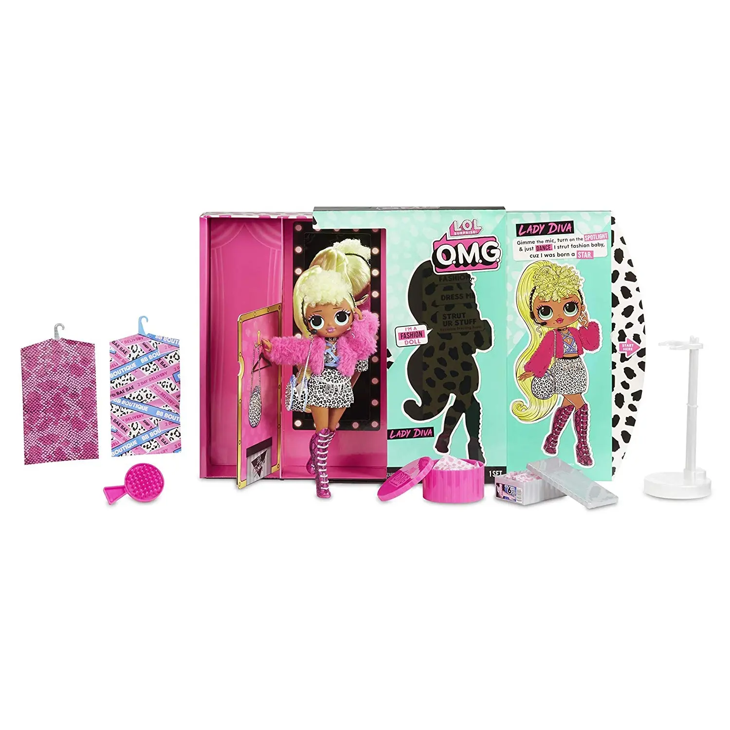 L.O.L. Surprise! OMG系列大姐姐时尚变装惊喜娃娃玩具盲盒 Lady Diva