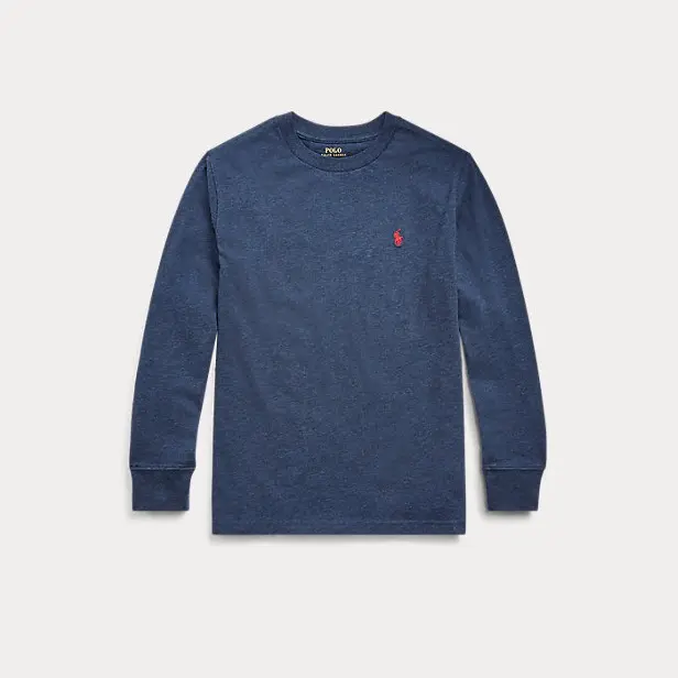 Ralph Lauren 拉夫劳伦官网 Cotton Jersey Crewneck 8-20岁T恤