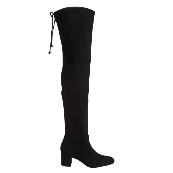 Stuart Weitzman Black Genna 60 高筒过膝靴