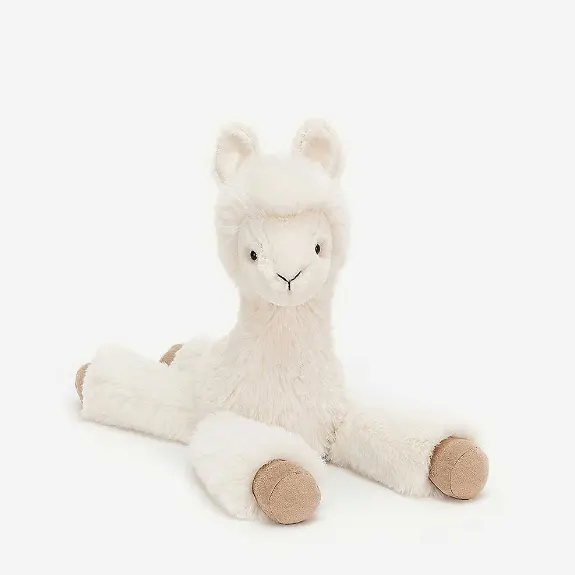 Jellycat Dillydally 羊驼中号柔软毛绒玩具 34 厘米