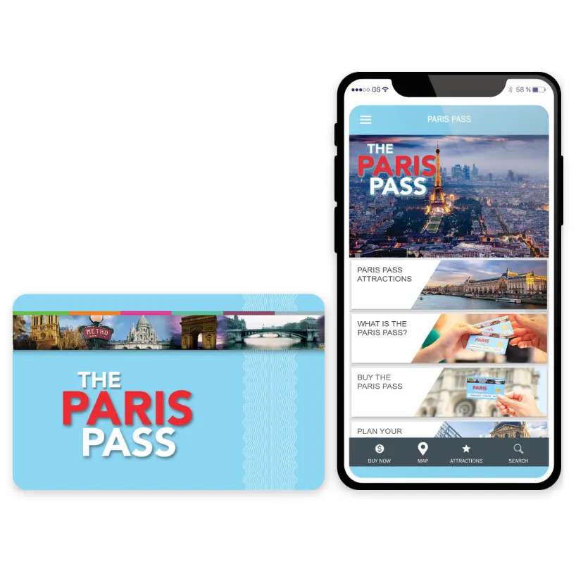 Paris Pass 巴黎一卡通 3/4/6天套餐