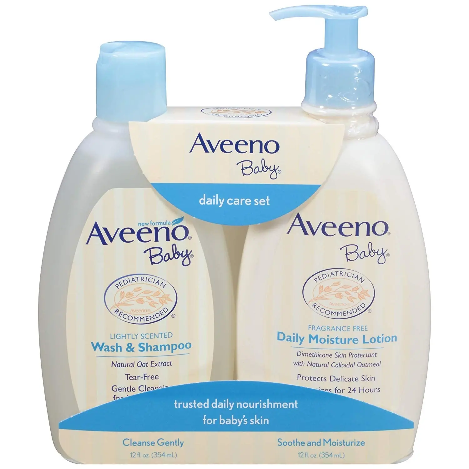 Aveeno 艾维诺 宝宝洗发沐浴二合一 354ml+保湿滋润乳液 354ml