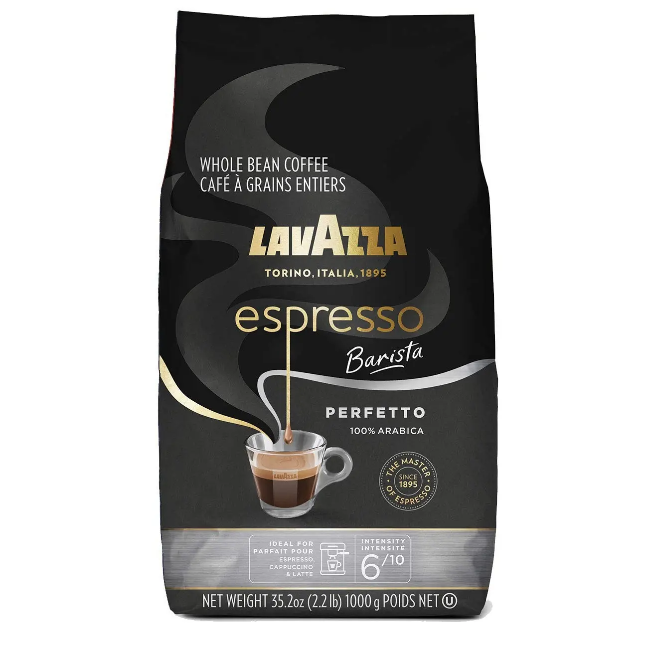 LAVAZZA 乐维萨 中度烘焙 意式浓缩咖啡粉 1kg