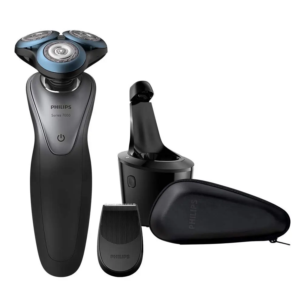 Philips 飞利浦 S7970/26 智能干湿两用三刀头电动剃须刀