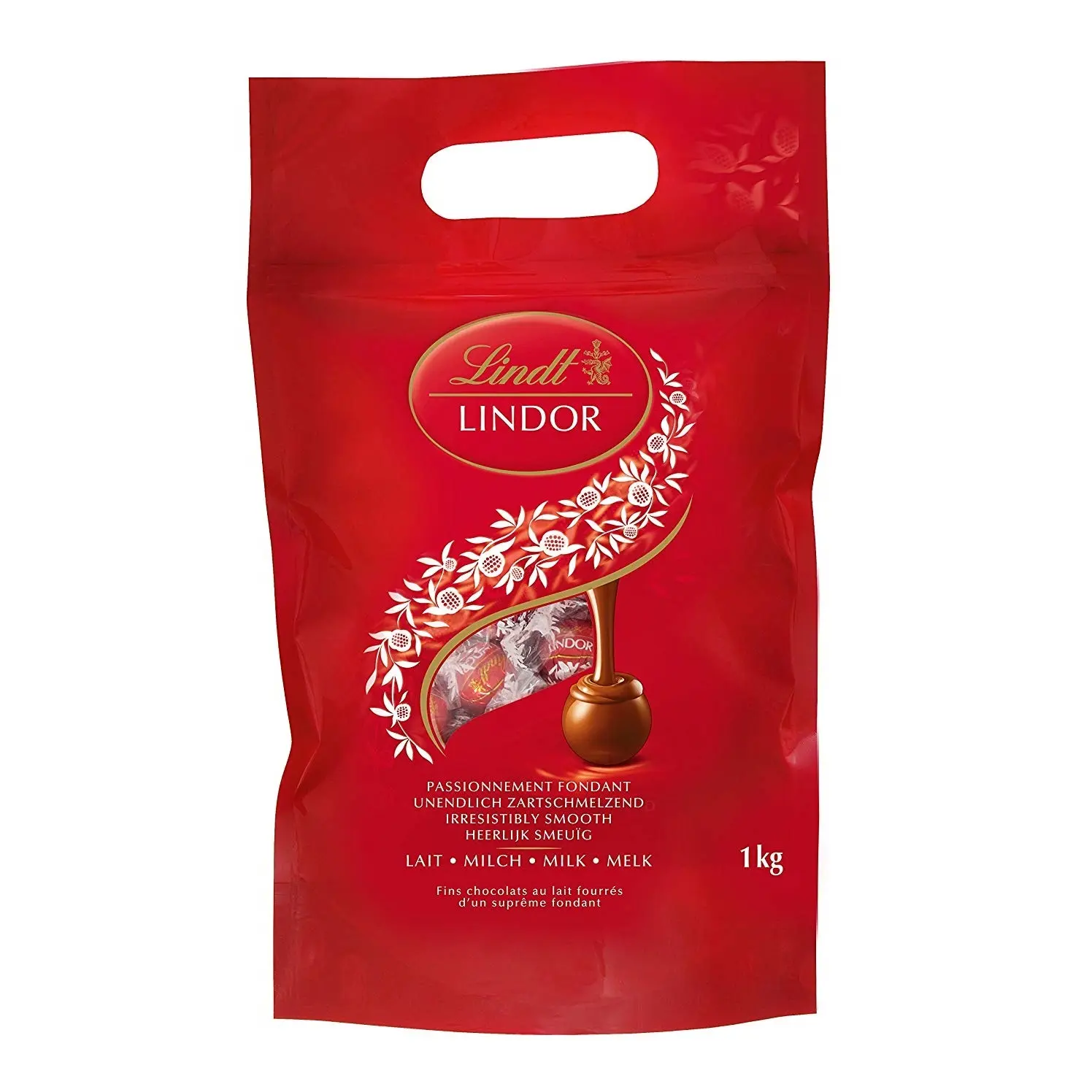 2件9.5折！Lindt 瑞士莲 Lindor 软心巧克力球 牛奶巧克力味 1kg