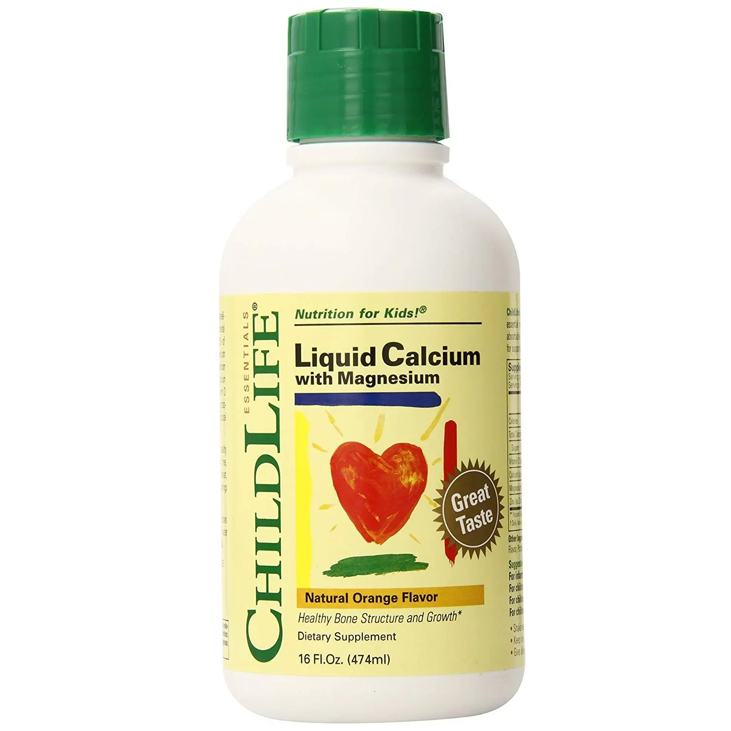 Childlife 童年时光 婴幼儿钙镁锌补充液液体钙 474ml*2瓶