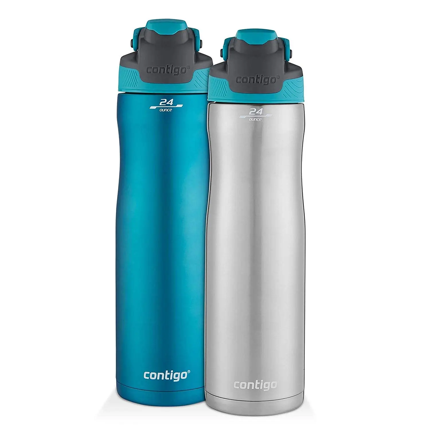 1组免邮！Contigo 康迪克 Autoseal Chill 不锈钢运动保温杯 700ml*2个