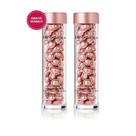 送价值$128好礼！Elizabeth Arden 雅顿官网 粉胶夜间精华套装 180粒