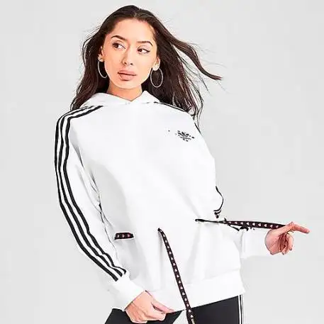adidas Originals 三叶草 V-Day 女子抽绳连帽卫衣