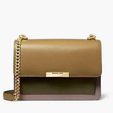 Michael Kors Jade 拼色链条包 大号
