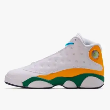 乔丹 Air Jordan Retro 13 中童款篮球鞋 橙黄鸳鸯