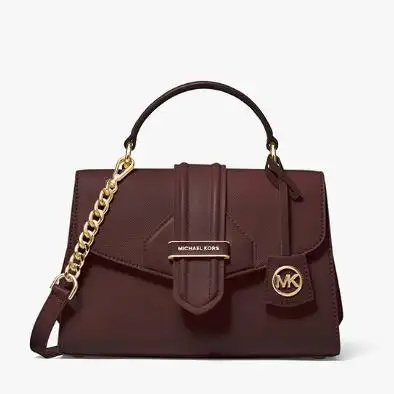 Michael Kors Bleecker 十字纹皮革手袋 小号