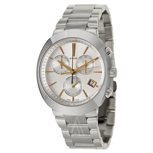 Rado 雷达表 D-Star 帝星系列 银色男士气质腕表 R15937113