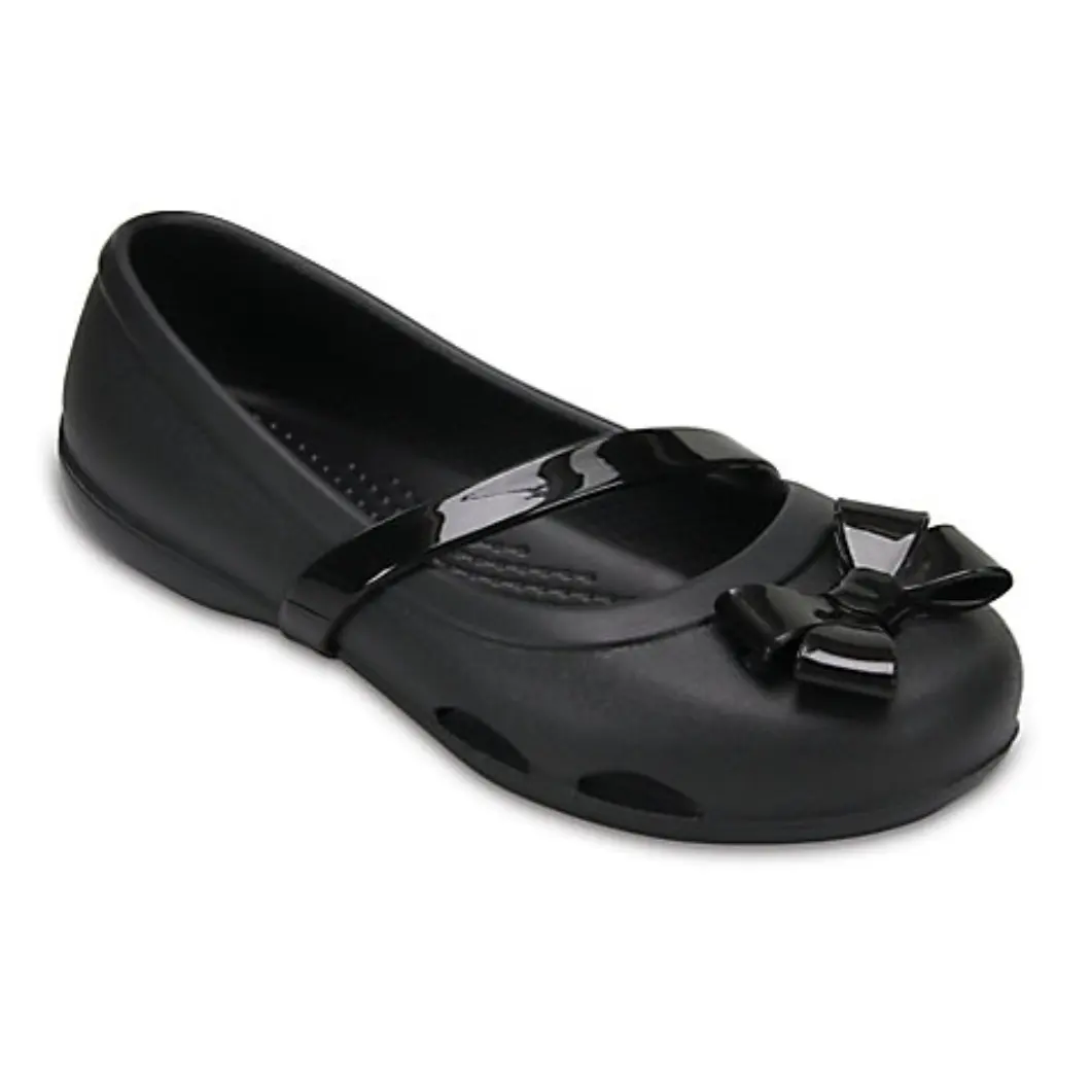 Crocs 卡骆驰 Lina Flat 儿童平底鞋