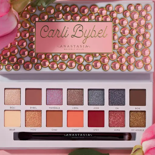 5折+单件免邮美国！Anastasia Beverly Hills ABH X Carli Bybel 合作眼影盘