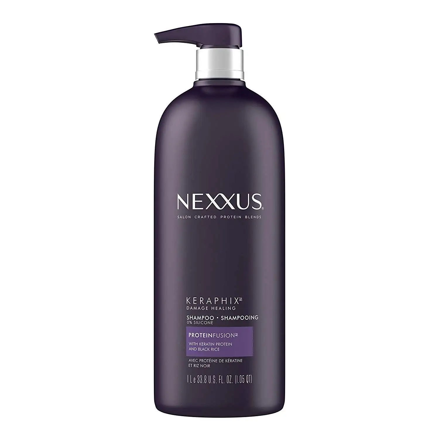 Nexxus 角蛋白黑米洗发水 1000ml 适合受损发质