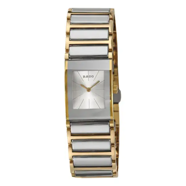 Rado 雷达表 Integral 系列 金银拼色女士气质腕表 R20750112