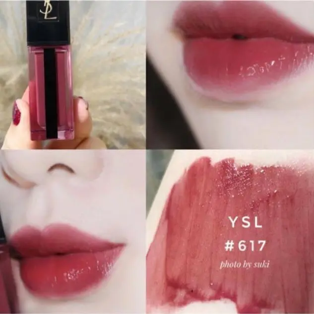 YSL 圣罗兰 黑管镜面水光唇釉 6ml #617