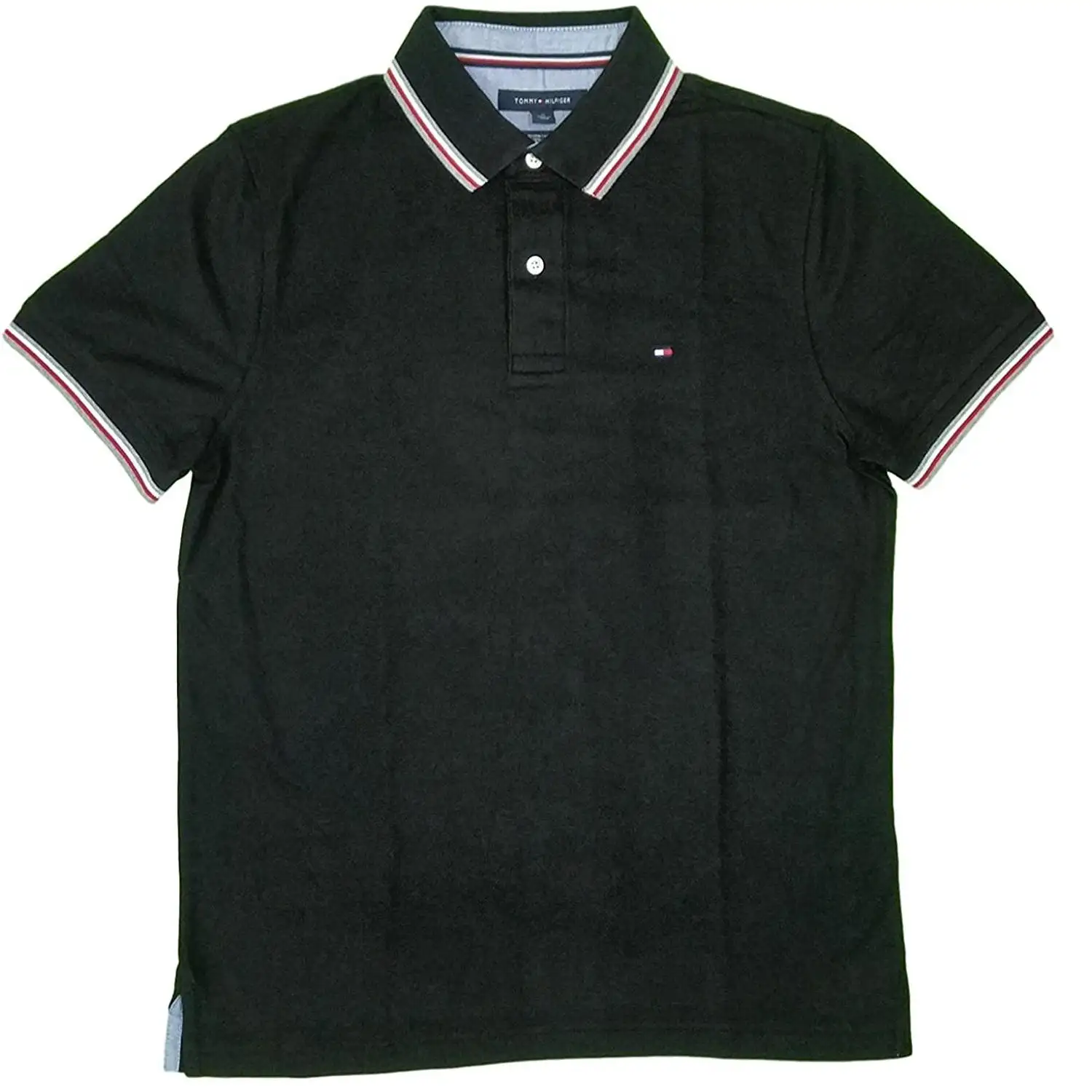 国内售价890元！TOMMY HILFIGER 纯棉商务休闲短袖 男士Polo衫 XS