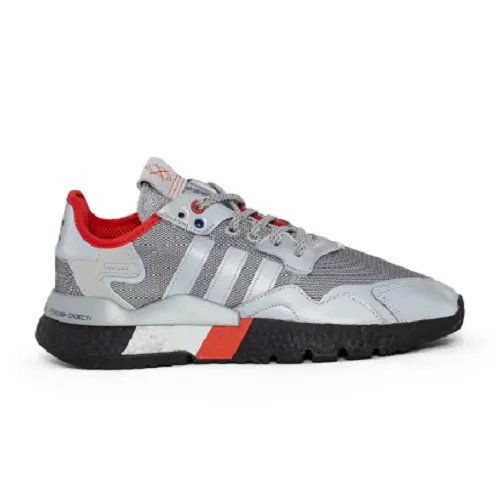 Adidas 阿迪达斯 Originals Nite Jogger 运动鞋 银灰红配色