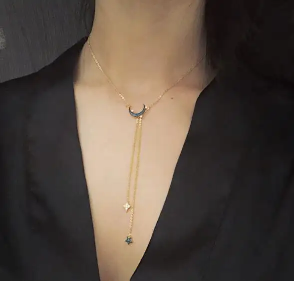 Swarovski 星月吊坠