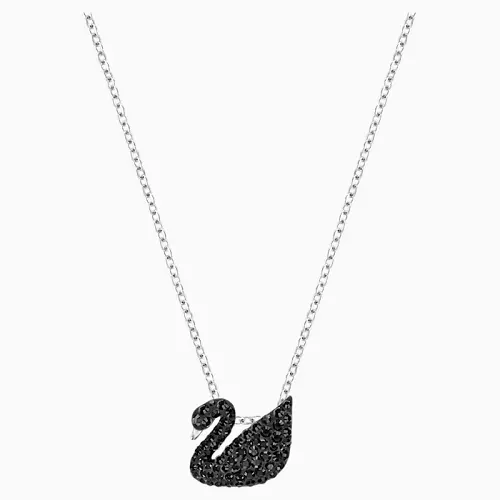 Swarovski 经典黑天鹅项链