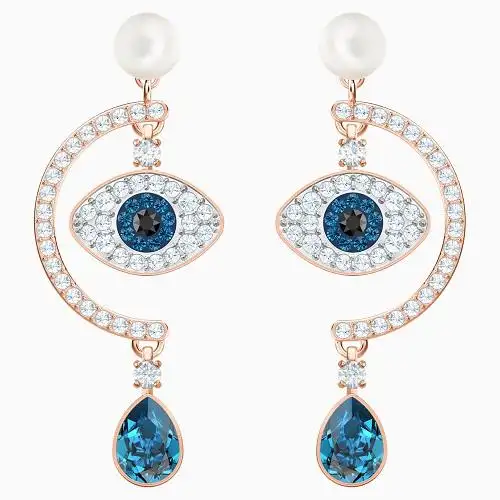 Swarovski 恶魔之眼耳饰