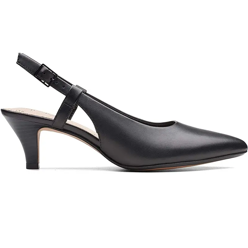 Clarks 其乐 Linvale Loop 黑色包头高跟鞋