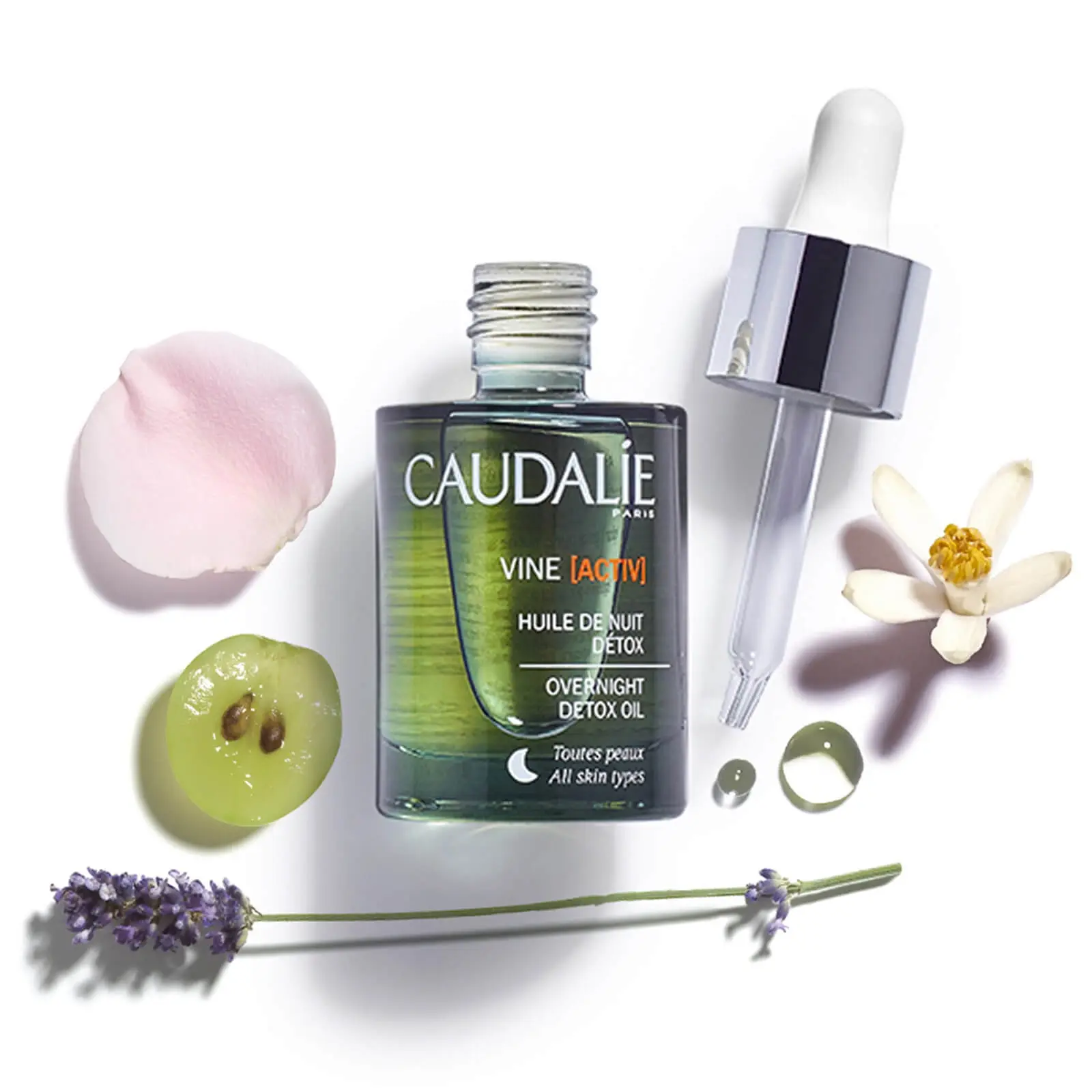 Caudalie 欧缇丽 熬夜救星 葡萄籽赋颜肌活夜间护理油
