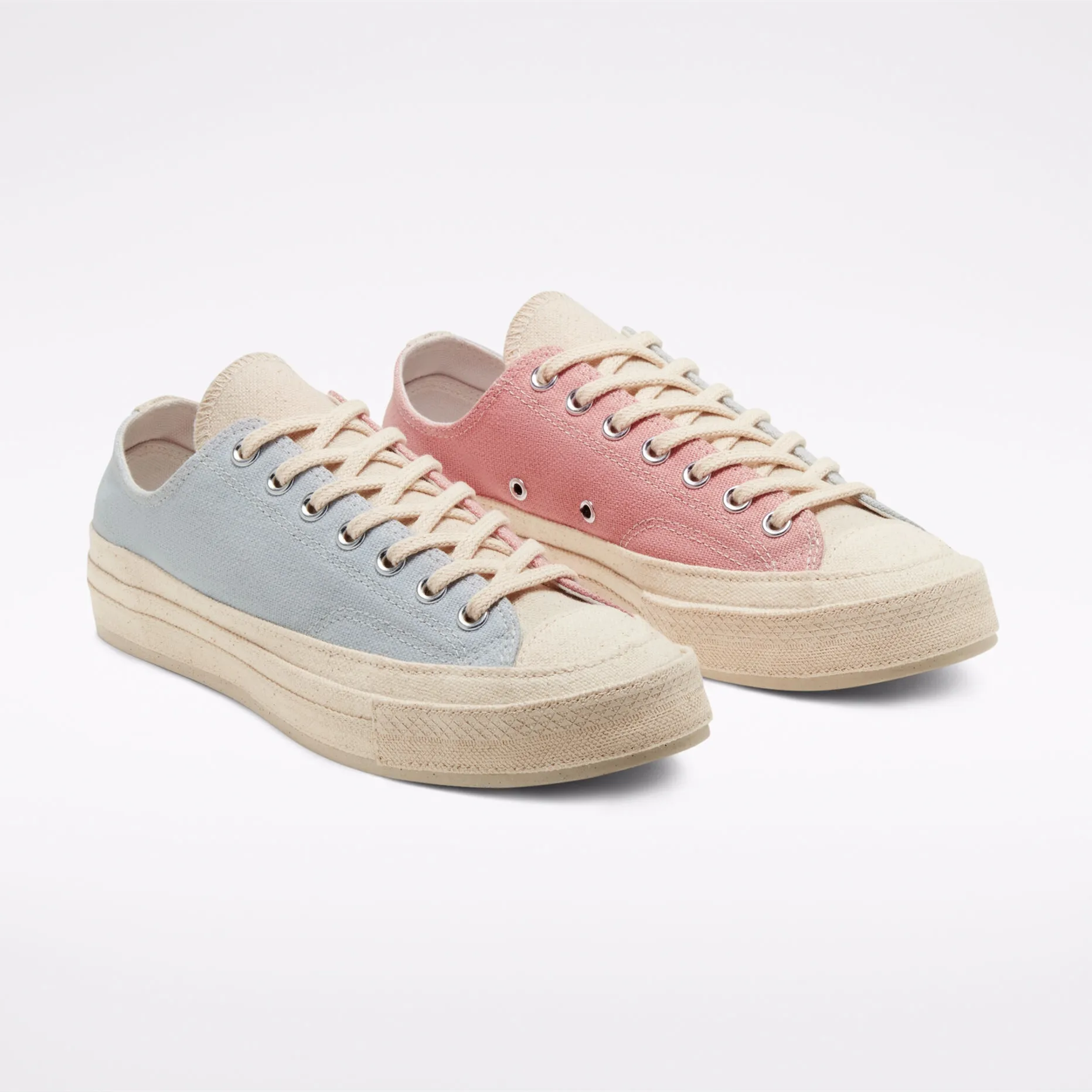 Converse 匡威 Chuck 70 粉蓝拼色低帮鞋