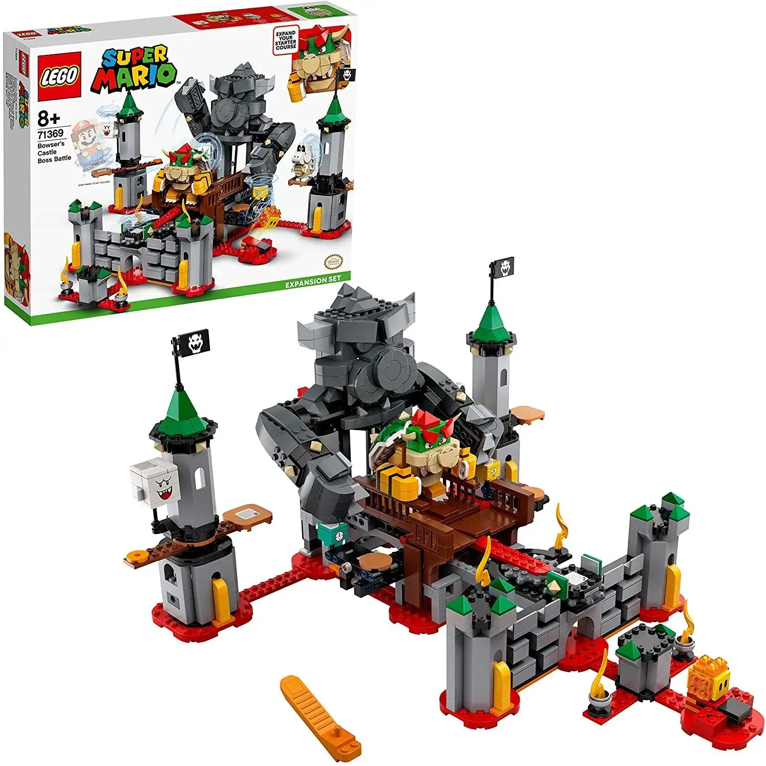 LEGO 乐高 超级马力欧 酷霸王城堡 71369