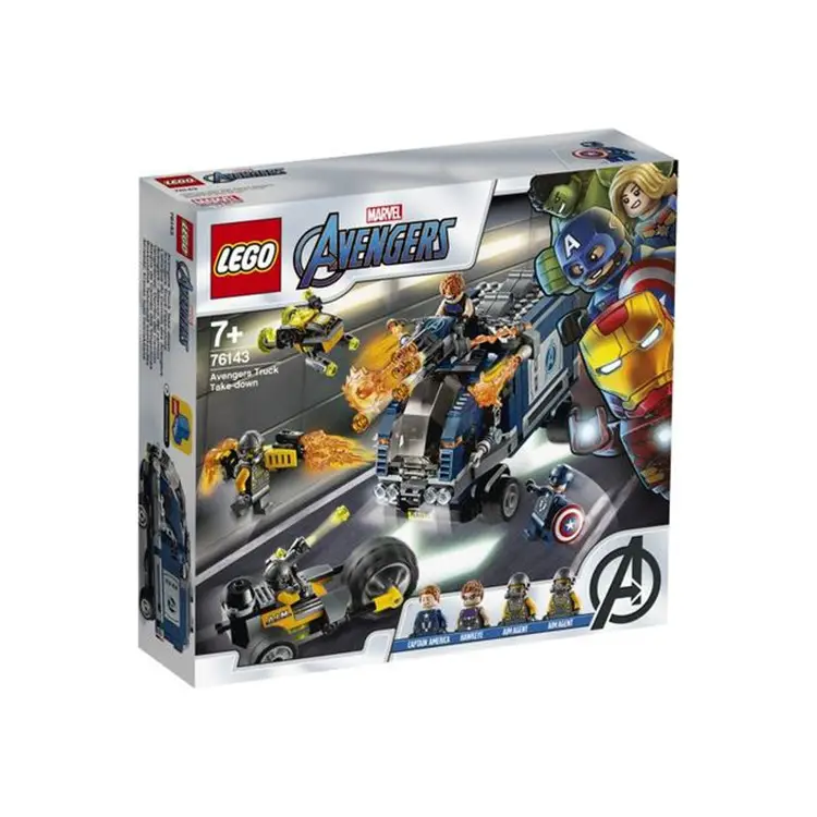 LEGO 乐高 漫威超级英雄系列 复仇者联盟大战武装卡车 477粒