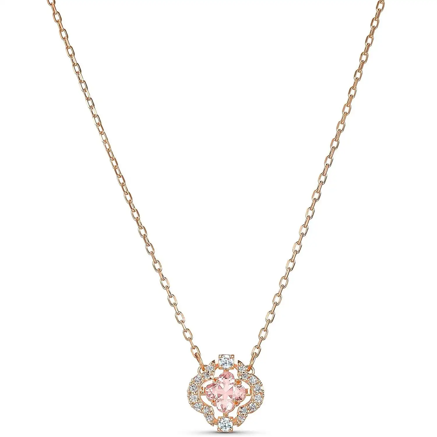 Swarovski 施华洛世奇 四叶草耀动的心 女士项链 5514488