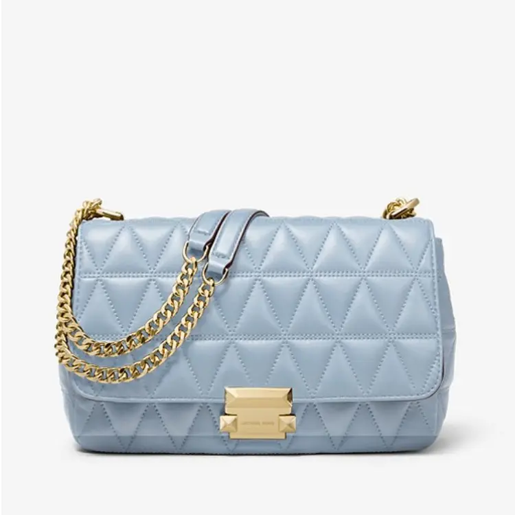 降价！Michael Kors Sloan 大号小香风菱格链条包