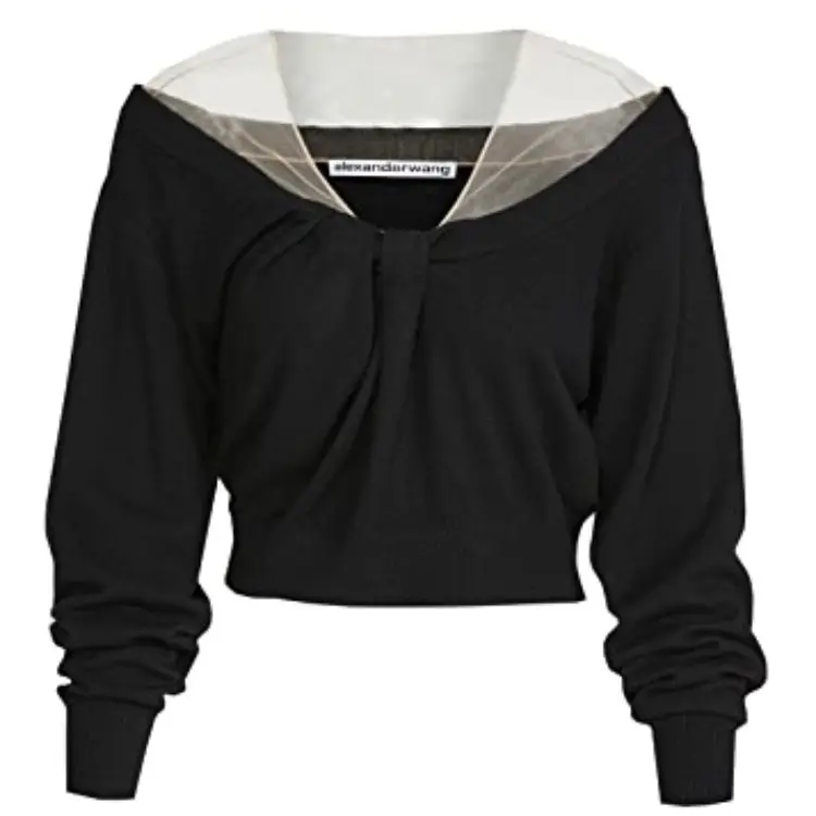 Jisoo同款！Alexander Wang 梦幻薄纱套头衫