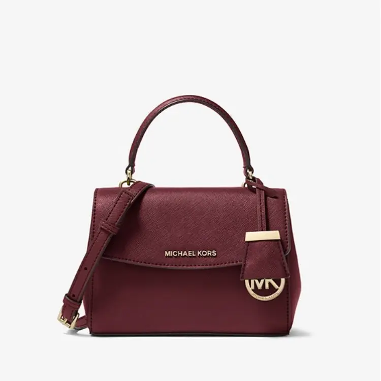 Michael Kors Ava 酒红色超小号剑桥包