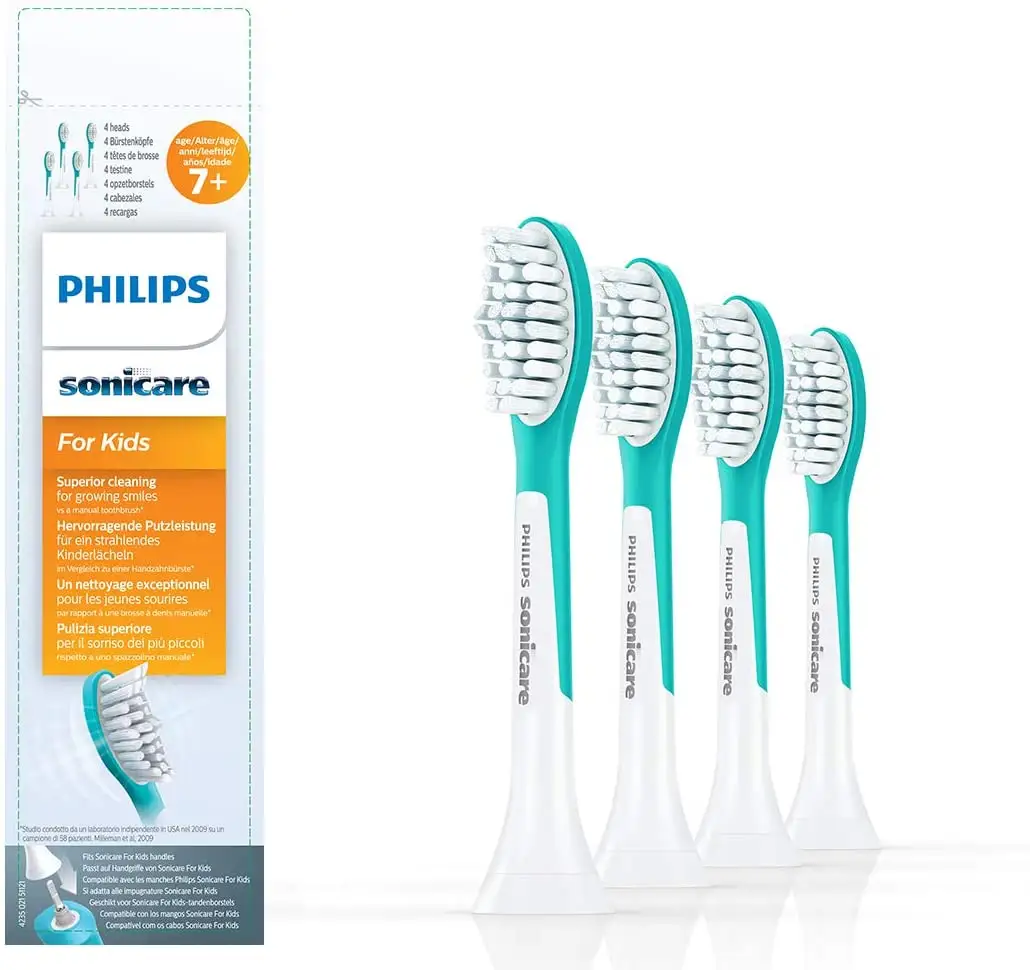 历史新低价！Philips 飞利浦 儿童电动牙刷替换刷头 HX6044
