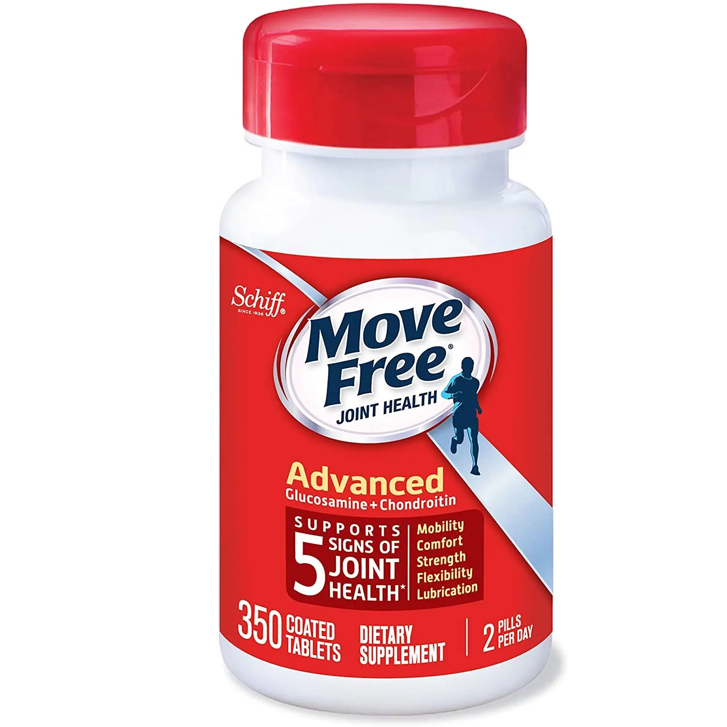 Move Free 益节 氨基葡萄糖和软骨素 350粒
