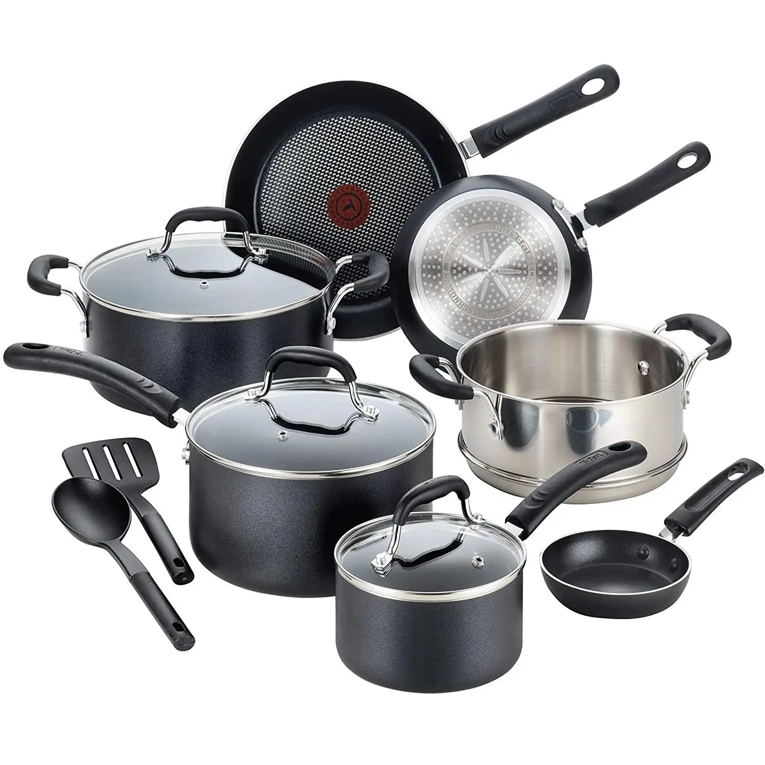 即将结束！ T-fal 特福 2100093595 不粘锅12件套